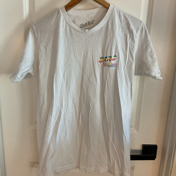 D.A.R.E - Short Sleeve Tee - White - Ladies Size Medium - Picture 2 of 12